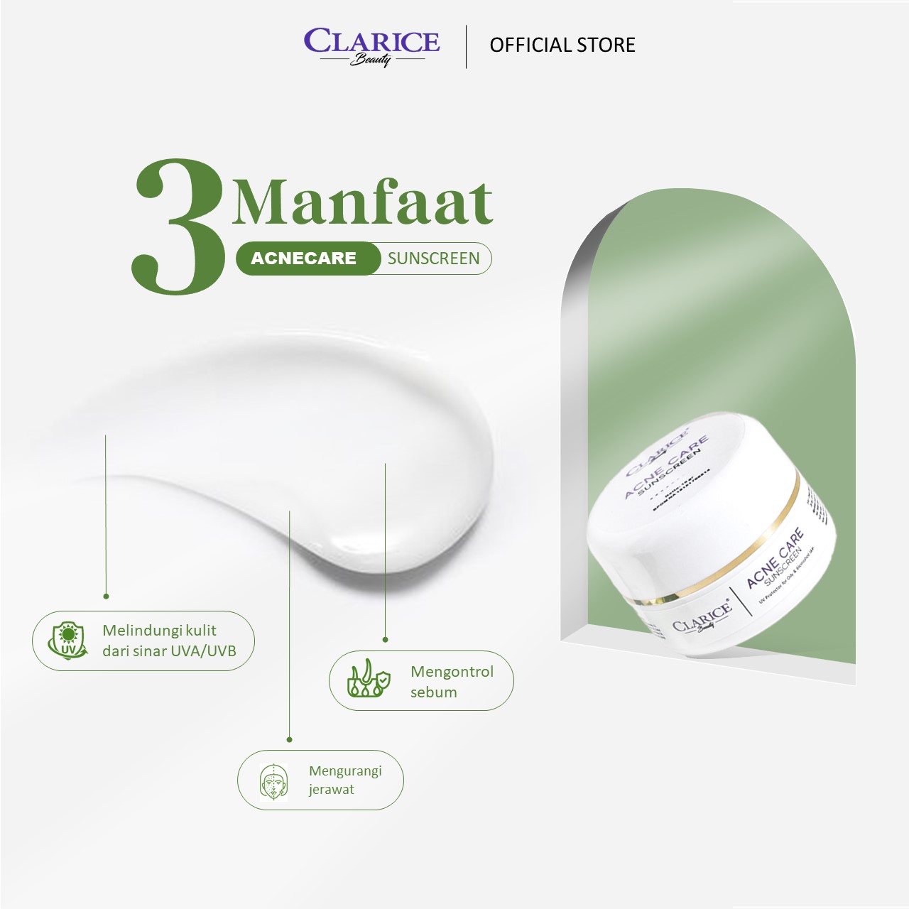 ACNE CARE SUNSCREEN | Clarice Beauty